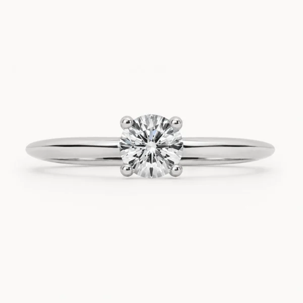 Solitario Aura 0,30 ct en platino 950 con diamante de laboratorio talla brillante