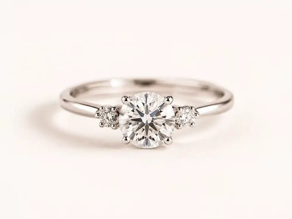 Anillo de compromiso a medida con diamante en ENTÍO Joyeros