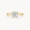 Solitario Vega 1,5 ct en oro amarillo con diamante de laboratorio certificado por IGI