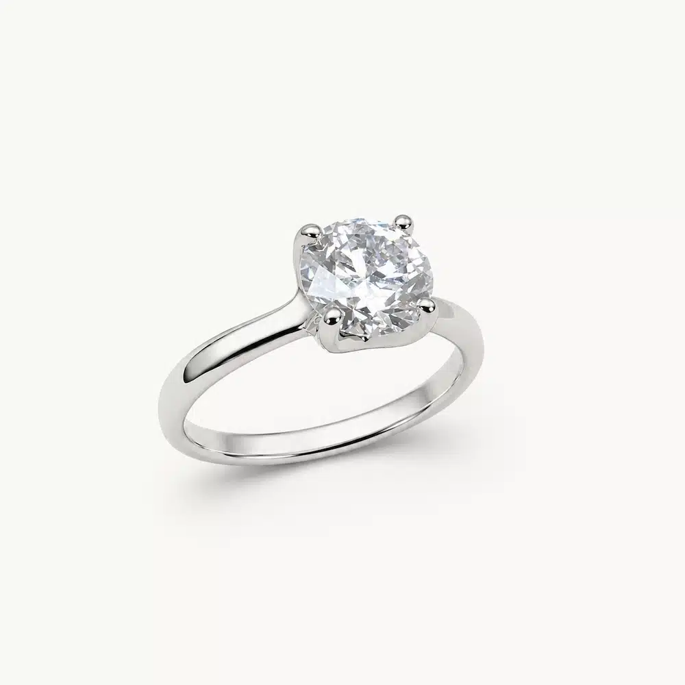 Solitario Vega 1,5 ct en platino 950 con diamante de laboratorio certificado por IGI