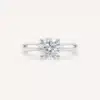Solitario Vega 1,5 ct en oro blanco con diamante de laboratorio certificado por IGI
