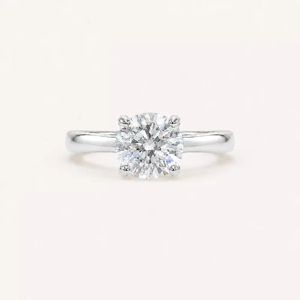Solitario Vega 1,5 ct en oro blanco con diamante de laboratorio certificado por IGI