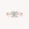 Solitario Vega 1,5 ct en oro rosa con diamante de laboratorio certificado por IGI