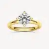 Solitario Alma 1,5 ct de oro amarillo con diamante de laboratorio certificado por IGI