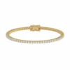 Pulsera Tennis Esencial 3 ct en oro amarillo con diamantes de laboratorio