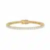Pulsera Tennis Esencial 5 ct en oro amarillo con diamantes de laboratorio
