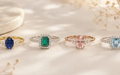 Anillos de compromiso con piedras de color: alternativas al diamante clásico